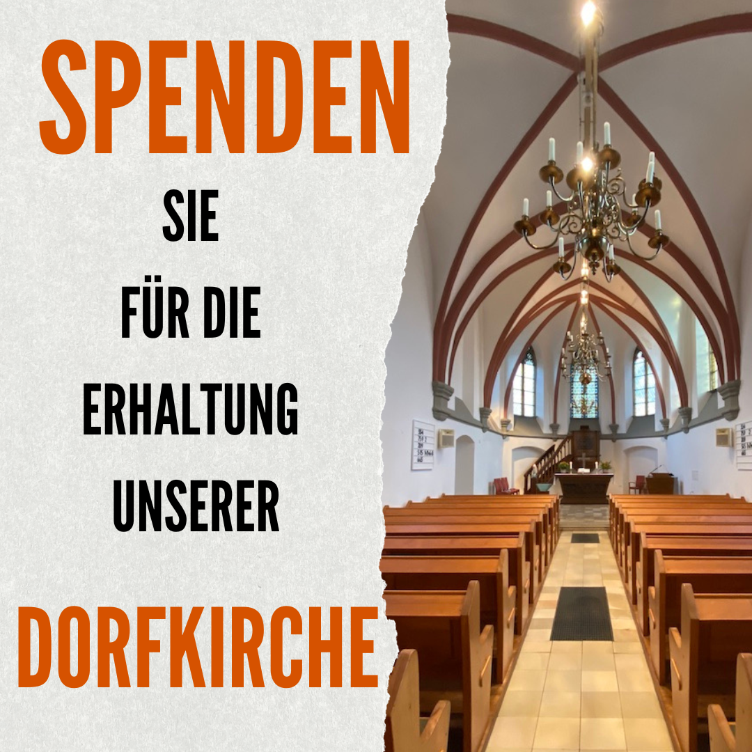 Spenden für die Erhaltung unserer Dorfkirche